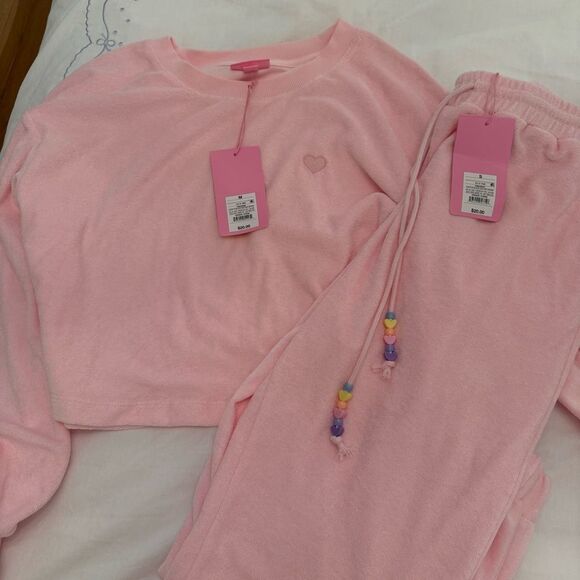Stoney Clover x Target Pink Terrycloth Sweatsuit - Picture 1 of 6